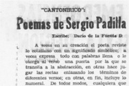 Poemas de Sergio Badilla