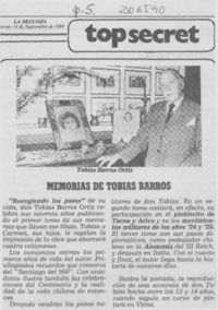 Memorias de Tobías Barros