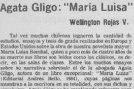 Agata Gligo; María Luisa