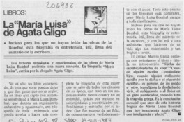 La María Luisa de Agata Gligo