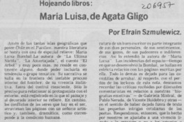 María Luisa, de Agata Gligo