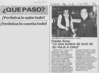 "Claudio Arrau, lo que nunca se dijo de su viaje a Chile"
