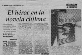 El héroe en la novela chilena  [artículo] Ramiro Rivas.