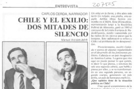 Chile y el exilio; dos mitades de silencio