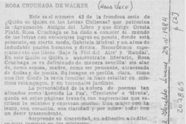 Rosa Cruchaga de Walker