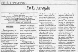 En El Arrayán  [artículo] Hans Ehrmann.