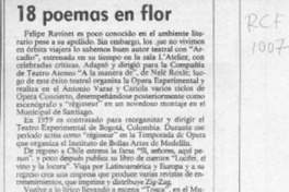 18 poemas en flor  [artículo] Mario Cánepa Guzmán.