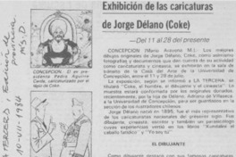 Exhibición de las caricaturas de Jorge Délano (Coke)