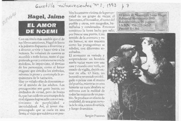 El amor de Noemí  [artículo] Sergio Fuentes.