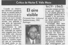 El aire invisible  [artículo] Héctor E. Velis Mesa.