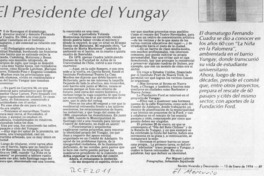 El presidente del Yungay  [artículo] Miguel Laborde.