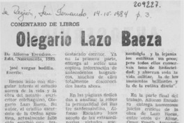 "Olegario Lazo Baeza"