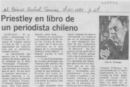 Priestley en libro de un periodista chileno