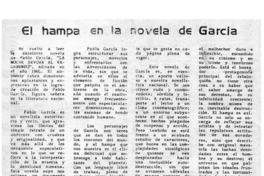 El Hampa en la novela de García