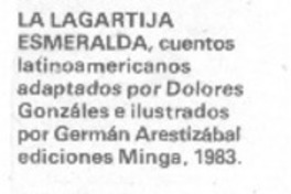 "La Lagartija esmeralda"