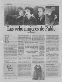 Las ocho mujeres de Pablo  [artículo] Luis Alberto Mansilla.