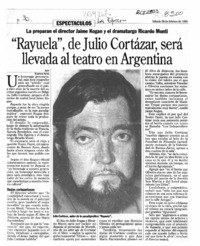 "Rayuela", de Julio Cortázar, será llevada al teatro en Argentina  [artículo].