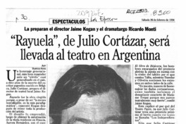 "Rayuela", de Julio Cortázar, será llevada al teatro en Argentina  [artículo].