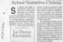 Actual narrativa chilena  [artículo].