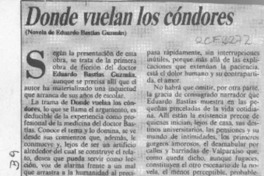 Donde vuelan los cóndores  [artículo] H. R. Cortés.