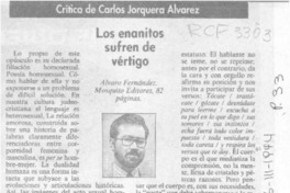 Los enanitos sufren de vértigo  [artículo] Carlos Jorquera Alvarez.