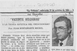 Vicente Huidobro y la teoria estética del creacionismo