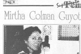 Mirtha Colman Guyot