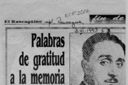 Palabras de gratitud a la memoria de un poeta de mi tierra  [artículo] Edith Ruiz Aguilar.