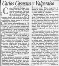 Carlos Casassus y Valparaíso  [artículo] A. Simpson T.
