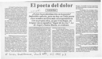 El poeta del dolor  [artículo] Andrés Mya.