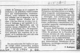 Reseña  [artículo] E. Rodríguez.