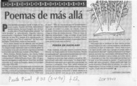 Poemas de más allá  [artículo] Antonio J. Salgado.