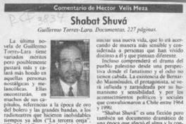 Shabat Shuvá  [artículo] Héctor Velis Meza.