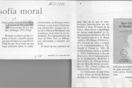Filosofía moral  [artículo] Arturo Gaete, S. J.
