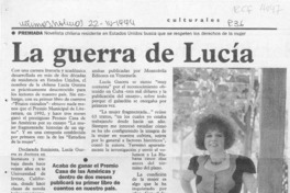 La Guerra de Lucía  [artículo].