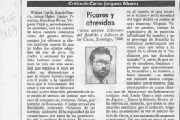 Pícaros y atrevidas  [artículo] Carlos Jorquera Alvarez.