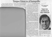 Vargas Llosa en el banquillo  [artículo] Marino Muñoz Lagos.