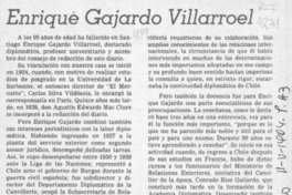 Enrique Gajardo Villarroel  [artículo].
