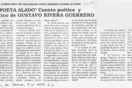 "El poeta alado" cuento poético y místico de Gustavo Rivera Guerrero  [artículo] R. F. A.