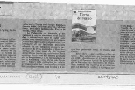 Tierra del Fuego  [artículo] Manuel Peña Muñoz.