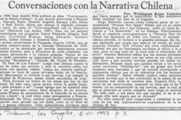 Conversaciones con la narrativa chilena  [artículo] Wellington Rojas Valdebenito.