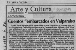 Cuentos "embarcados en Valparaíso  [artículo] Germán López Droguett.