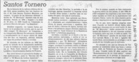 Santos Tornero  [artículo] Miguel Laborde.