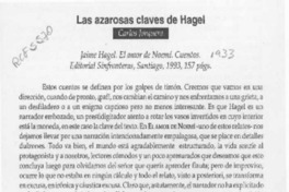 Las azarosas claves de Hagel  [artículo] Carlos Jorquera.
