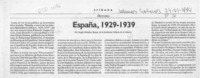 España, 1929-1939  [artículo] Sergio Martínez Baeza.
