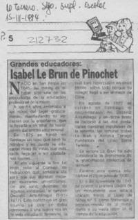 Isabel Le Brun de Pinochet