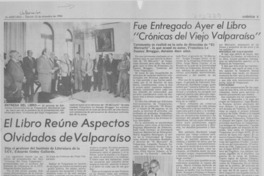 "Lo más difícil es escribir la historia de Valparaíso"
