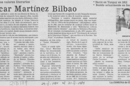 Oscar Martínez Bilbao