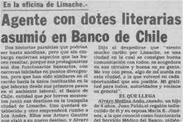 Agente con dotes literarias asumió en Banco de Chile