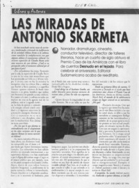 Las miradas de Antonio Skármeta  [artículo] Mariano Aguirre.